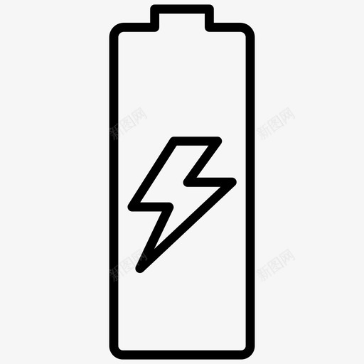 可充电电池电池充电图标svg_新图网 https://ixintu.com 可充电电池 电池充电