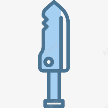 刀武器3蓝色图标图标