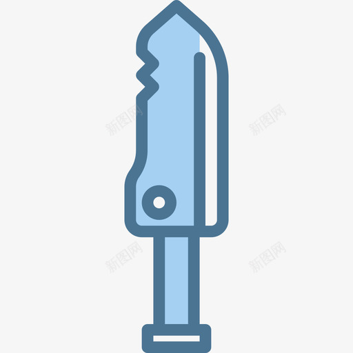 刀武器3蓝色图标svg_新图网 https://ixintu.com 刀 武器3 蓝色