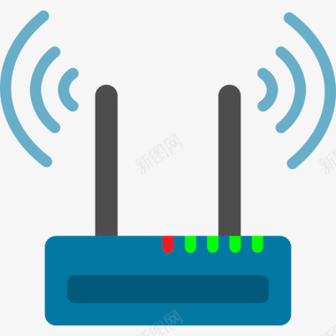 调制解调器数据网络平板图标图标