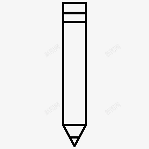 铅笔书写基本ui轮廓图标svg_新图网 https://ixintu.com 书写 基本ui轮廓图标 铅笔