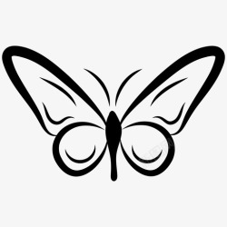 井字形状蝴蝶形状蝴蝶图案蝴蝶符号图标高清图片