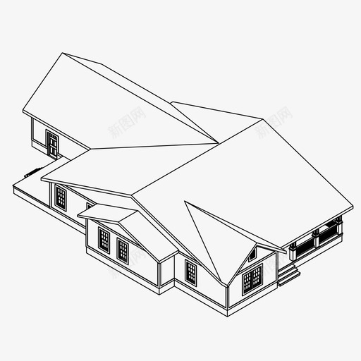 小屋建筑家图标svg_新图网 https://ixintu.com 家 小屋 建筑 真实状态