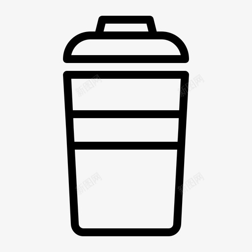 垃圾桶回收图标svg_新图网 https://ixintu.com 回收 垃圾 桶 酒店和餐厅4