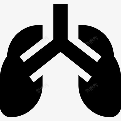 肺生物学5充满图标svg_新图网 https://ixintu.com 充满 生物学5 肺