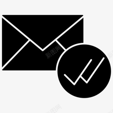 已发送电子邮件邮箱已读电子邮件图标图标