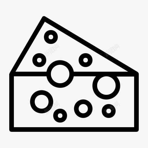 奶酪乳制品食品图标svg_新图网 https://ixintu.com 乳制品 块 奶酪 帕尔马干酪 点心 酒店和餐厅1 食品