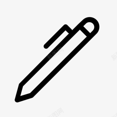 钢笔圆珠笔教育图标图标