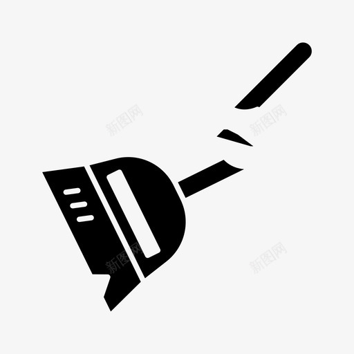 破扫帚电器家用电器图标svg_新图网 https://ixintu.com 家用电器 工具 电器 破扫帚