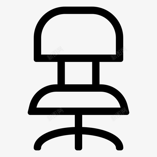 椅子坐椅等候椅图标svg_新图网 https://ixintu.com 坐椅 家具大胆的图标 椅子 等候椅