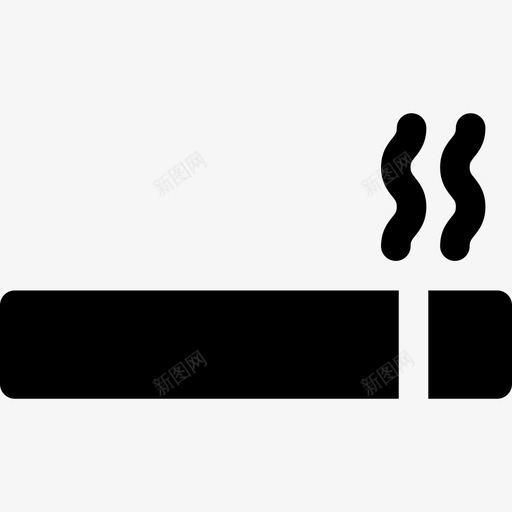 吸烟铁路13号已填充图标svg_新图网 https://ixintu.com 吸烟 已填充 铁路13号