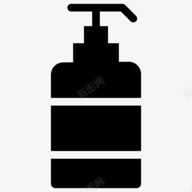 手洗化妆品容器化妆品包装图标图标