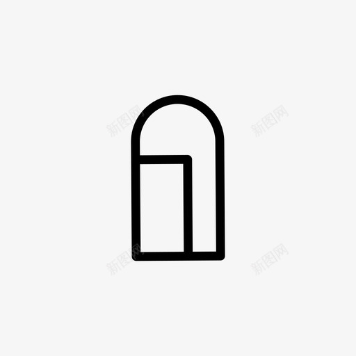 头盔门保护图标svg_新图网 https://ixintu.com 保护 头盔 门