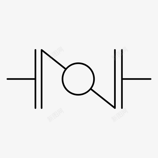 止回阀符号图标svg_新图网 https://ixintu.com 止回阀符号