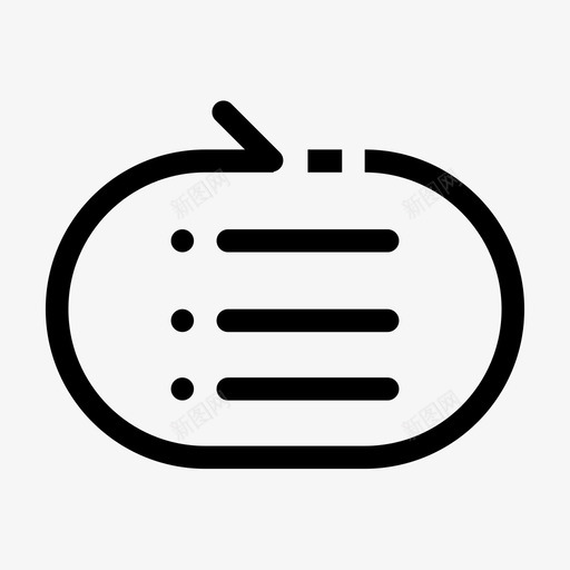 列表循环svg_新图网 https://ixintu.com 列表循环 icon-22