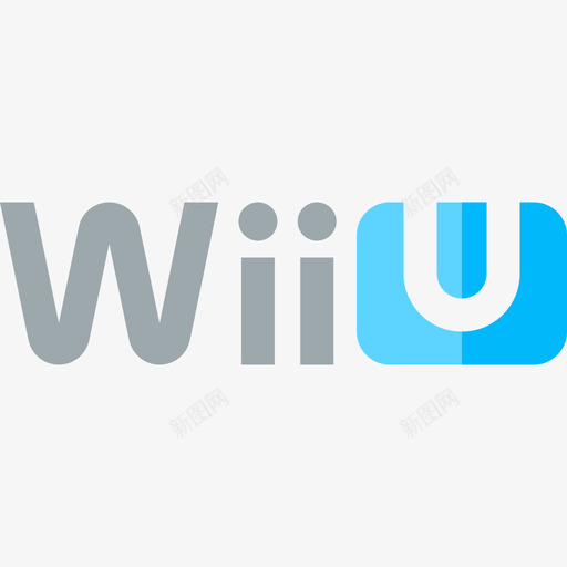 WiiU视频游戏标识4扁平图标svg_新图网 https://ixintu.com WiiU 扁平 视频游戏标识4