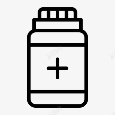 药品医疗瓶2图标图标