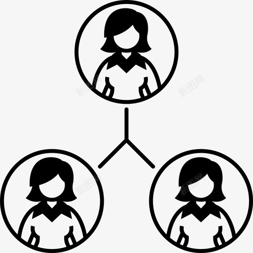 直接雇员老板企业图标svg_新图网 https://ixintu.com 企业 女主管 妇女 直接雇员 老板
