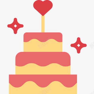 结婚蛋糕爱49平的图标图标