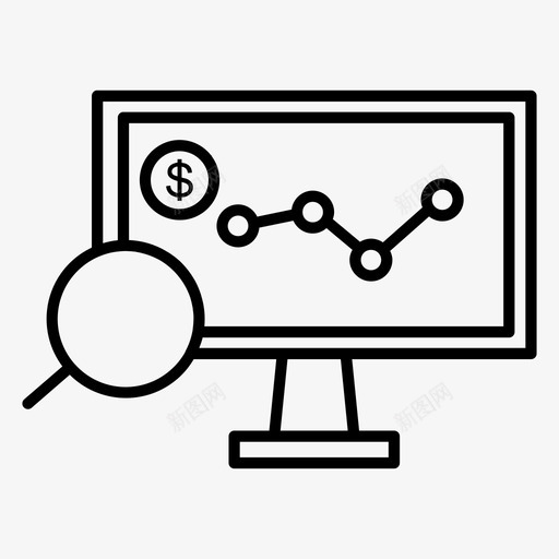 业务分析财务报表图标svg_新图网 https://ixintu.com 业务分析 报表 财务