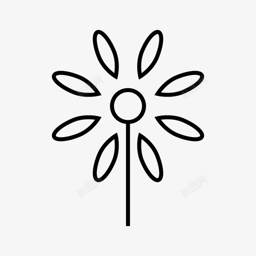 花美容放松图标svg_新图网 https://ixintu.com 健康 放松 水疗 美容 花