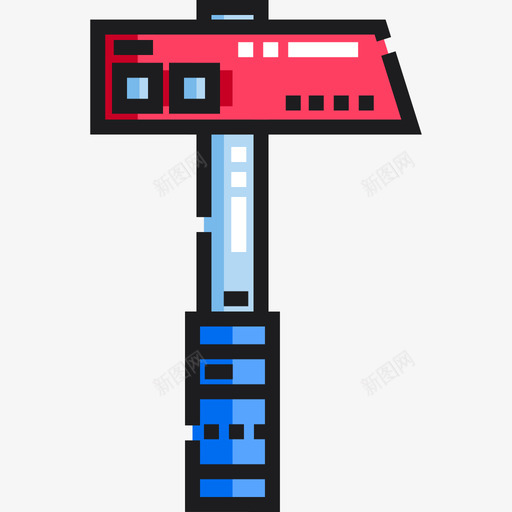 锤子工程15线颜色图标svg_新图网 https://ixintu.com 工程15 线颜色 锤子