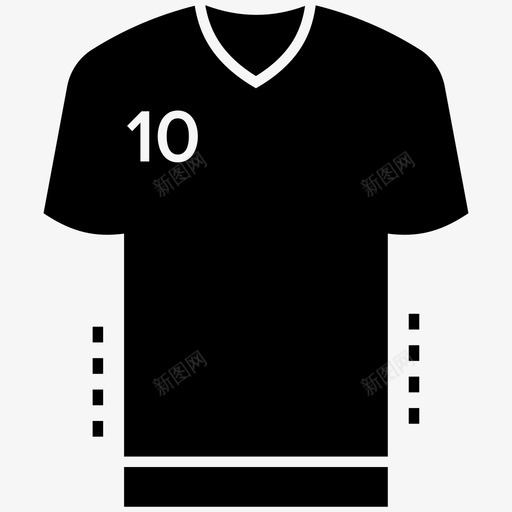 足球服装游戏装备球员制服图标svg_新图网 https://ixintu.com 游戏装备 球员制服 足球服装 足球衫 足球足球标志图标包 运动衫
