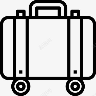 行李箱89号酒店直列式图标图标