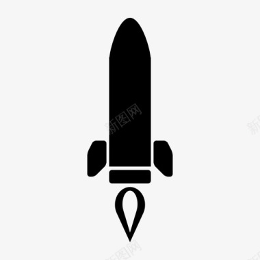 火箭企业家飞船图标图标