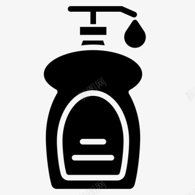 液体肥皂卫生16固体图标图标