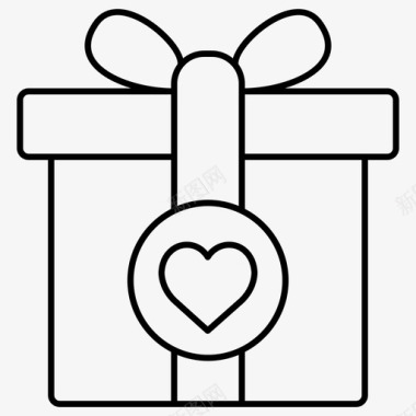 礼物生日礼物爱情图标图标