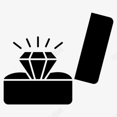 礼物钻石珠宝图标图标