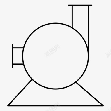 离心泵液压机械图标图标