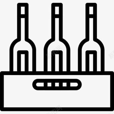葡萄酒食物88直系图标图标