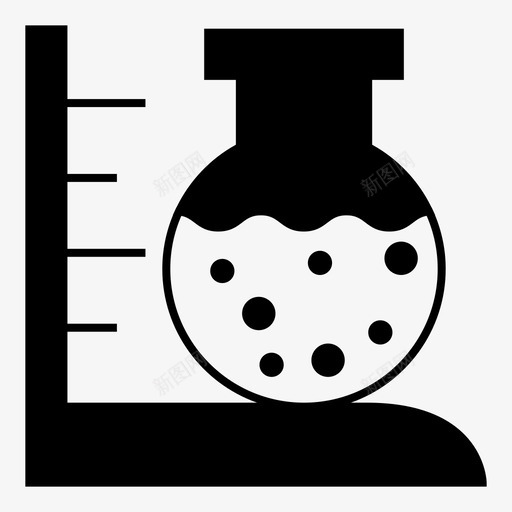 烧杯烧瓶玻璃图标svg_新图网 https://ixintu.com 学校 测量 烧杯 烧瓶 玻璃