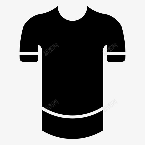 足球衫服装球员图标svg_新图网 https://ixintu.com 服装 球员 球衣 足球衫 运动