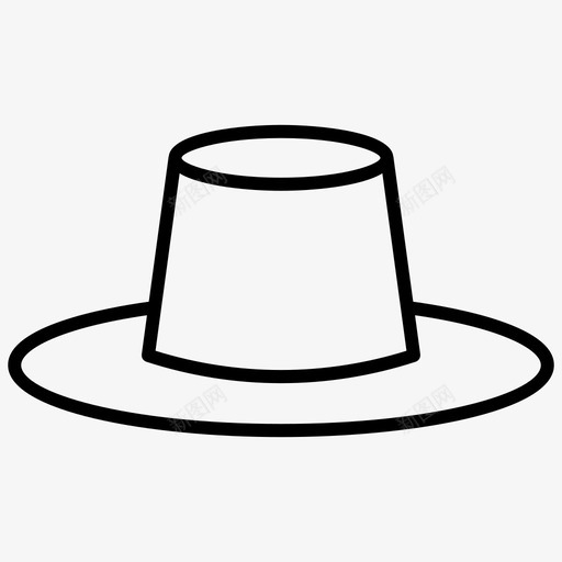 帽子时尚和衣服薄图标svg_新图网 https://ixintu.com 帽子 时尚和衣服薄