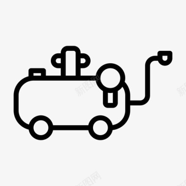 气泵汽车服务车图标图标