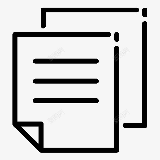 粘贴内容文档图标svg_新图网 https://ixintu.com 内容 副本 文件 文档 用户界面大纲 粘贴