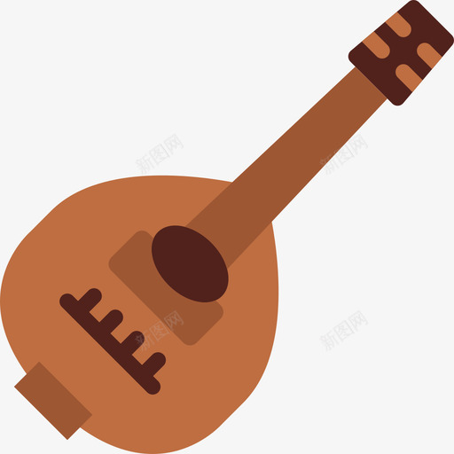 吉他音乐和乐器5平的图标svg_新图网 https://ixintu.com 吉他 平的 音乐和乐器5