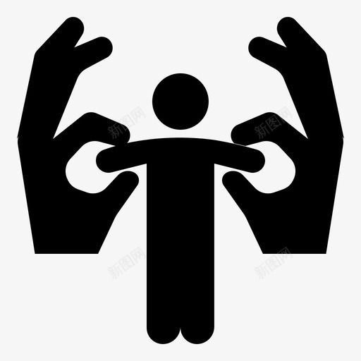 操作管理手动图标svg_新图网 https://ixintu.com 培训 手动 操作 管理 网络分析图示符