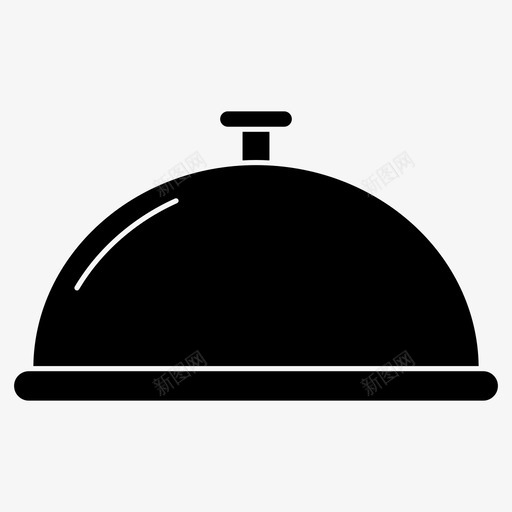 餐cloche晚餐图标svg_新图网 https://ixintu.com cloche 午餐 晚餐 菜 餐 餐厅字形图标