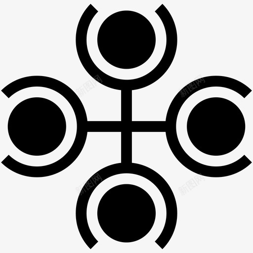 社区符号连接符号连接图标svg_新图网 https://ixintu.com 相互关系 社区符号 连接 连接符号 连接符号字形图标 链接