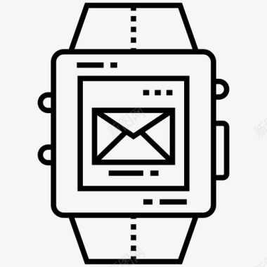 智能手表数字手镯移动手表图标图标