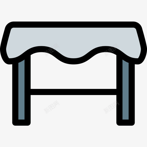桌子家具85线性颜色图标svg_新图网 https://ixintu.com 家具85 桌子 线性颜色