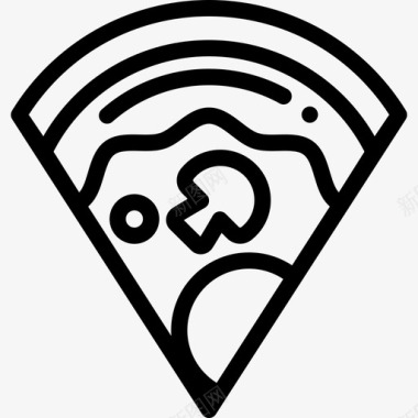披萨快餐33直系图标图标