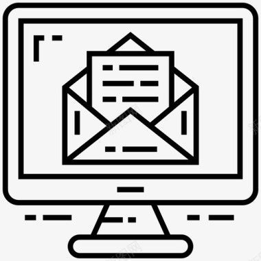 电子邮件航空邮件计算机图标图标