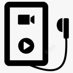 iPod媒体播放器ipod媒体播放器mp3播放器图标高清图片