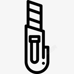 刀具8件刀具工具箱8线性图标高清图片