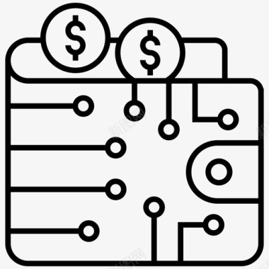 数字钱包电子钱包钱包图标图标